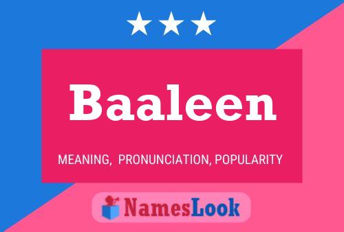 ملصق اسم Baaleen