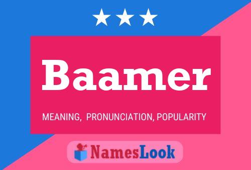 ملصق اسم Baamer