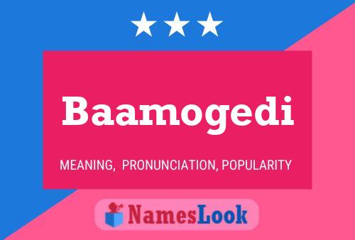 ملصق اسم Baamogedi