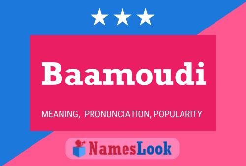 ملصق اسم Baamoudi