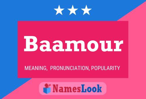 ملصق اسم Baamour