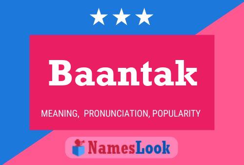 ملصق اسم Baantak