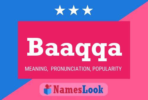 ملصق اسم Baaqqa