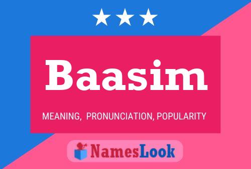 ملصق اسم Baasim