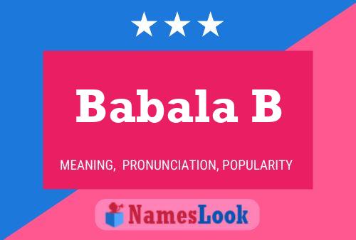 ملصق اسم Babala B