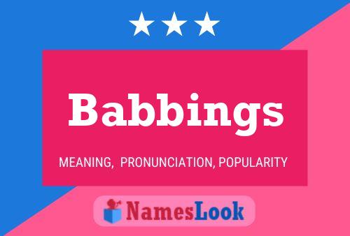 ملصق اسم Babbings