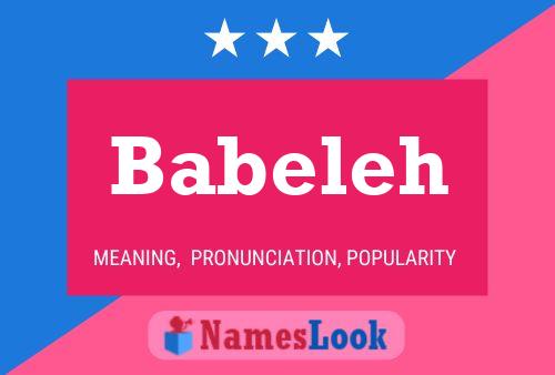 ملصق اسم Babeleh