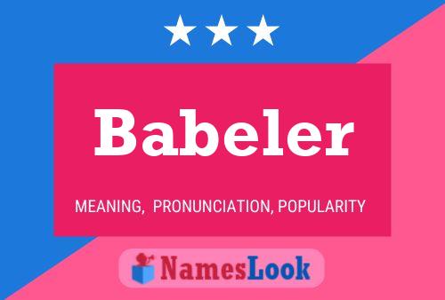 ملصق اسم Babeler