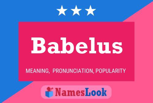 ملصق اسم Babelus