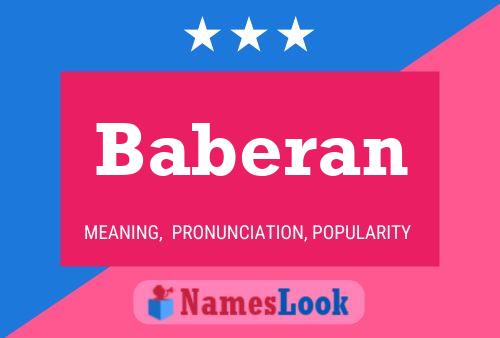 ملصق اسم Baberan