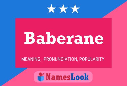 ملصق اسم Baberane