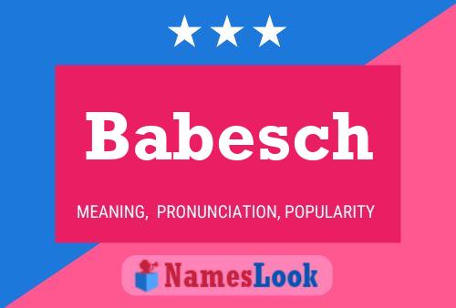 ملصق اسم Babesch