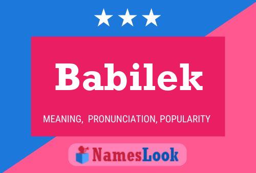 ملصق اسم Babilek