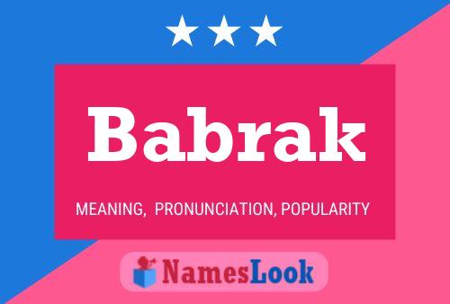 ملصق اسم Babrak