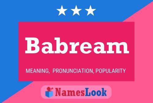 ملصق اسم Babream