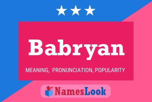 ملصق اسم Babryan