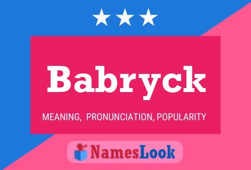 ملصق اسم Babryck