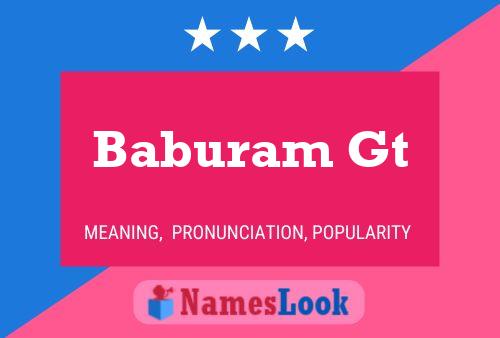 ملصق اسم Baburam Gt