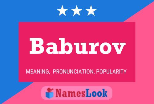 ملصق اسم Baburov