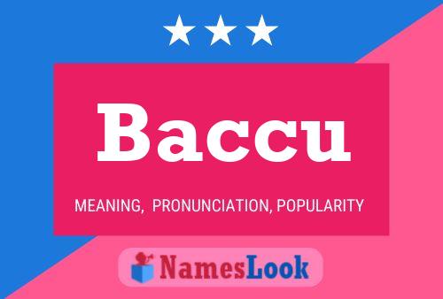 ملصق اسم Baccu