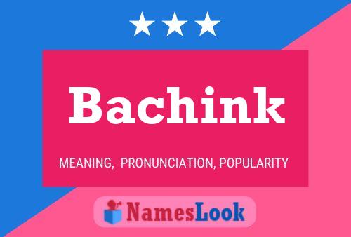 ملصق اسم Bachink