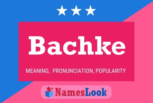 ملصق اسم Bachke