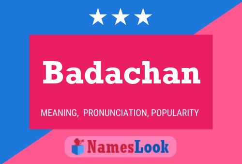 ملصق اسم Badachan