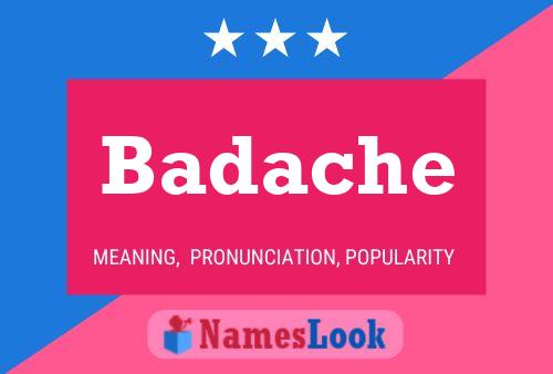 ملصق اسم Badache