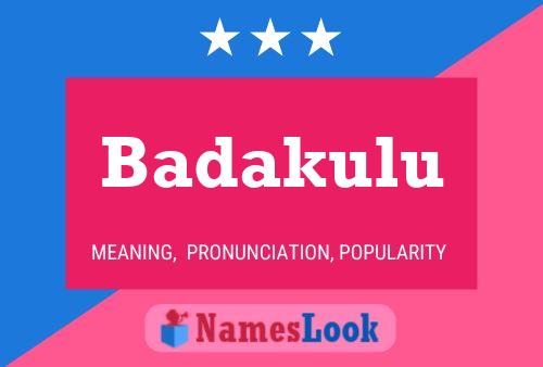 ملصق اسم Badakulu