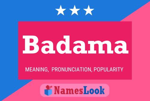 ملصق اسم Badama