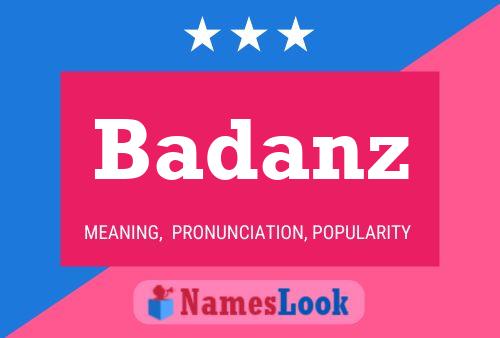 ملصق اسم Badanz