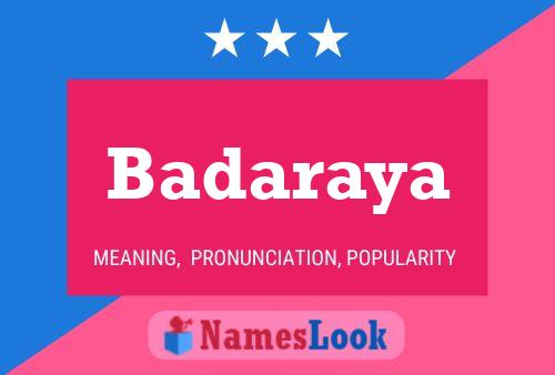 ملصق اسم Badaraya