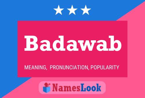 ملصق اسم Badawab