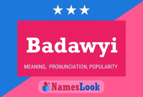 ملصق اسم Badawyi