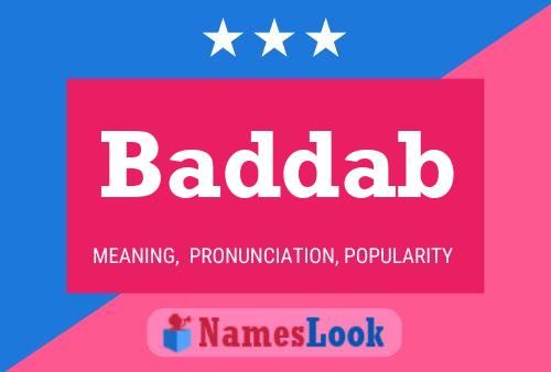 ملصق اسم Baddab