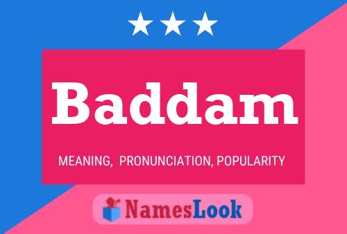 ملصق اسم Baddam