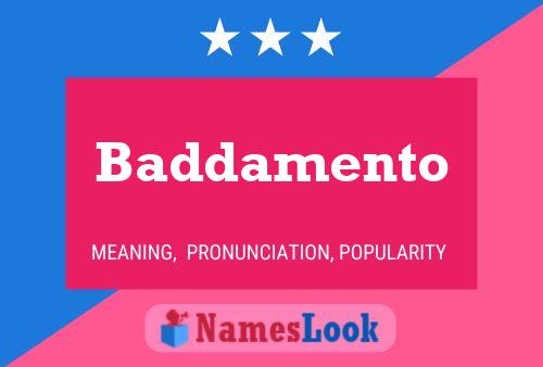 ملصق اسم Baddamento