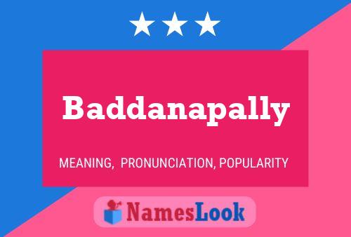 ملصق اسم Baddanapally