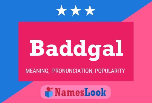 ملصق اسم Baddgal