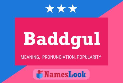 ملصق اسم Baddgul