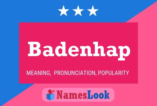 ملصق اسم Badenhap