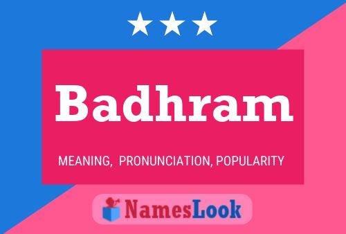 ملصق اسم Badhram