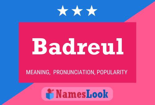 ملصق اسم Badreul