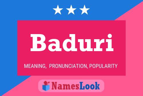 ملصق اسم Baduri