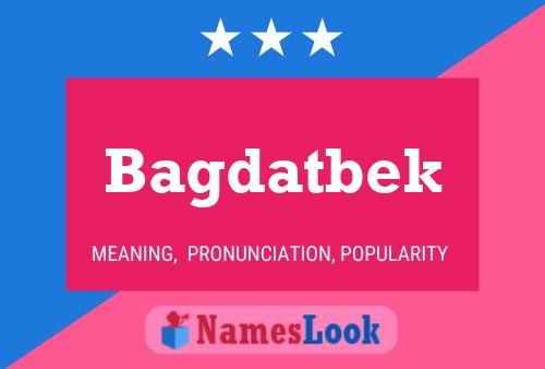 ملصق اسم Bagdatbek