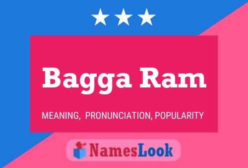 ملصق اسم Bagga Ram