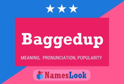 ملصق اسم Baggedup