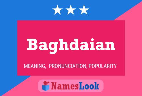 ملصق اسم Baghdaian