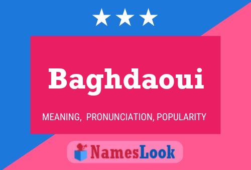 ملصق اسم Baghdaoui