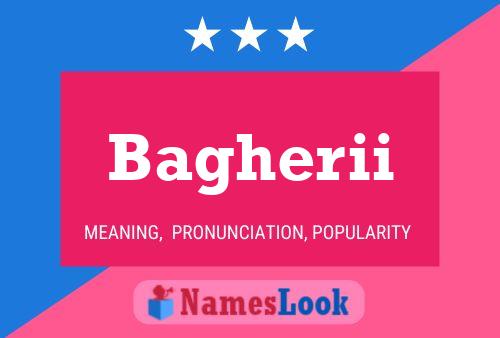 ملصق اسم Bagherii